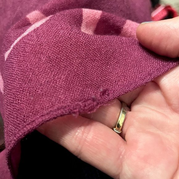 4 for $20 Sale Rare Juicy Couture Fine Wool Purple Scarf - Picture 9 of 9